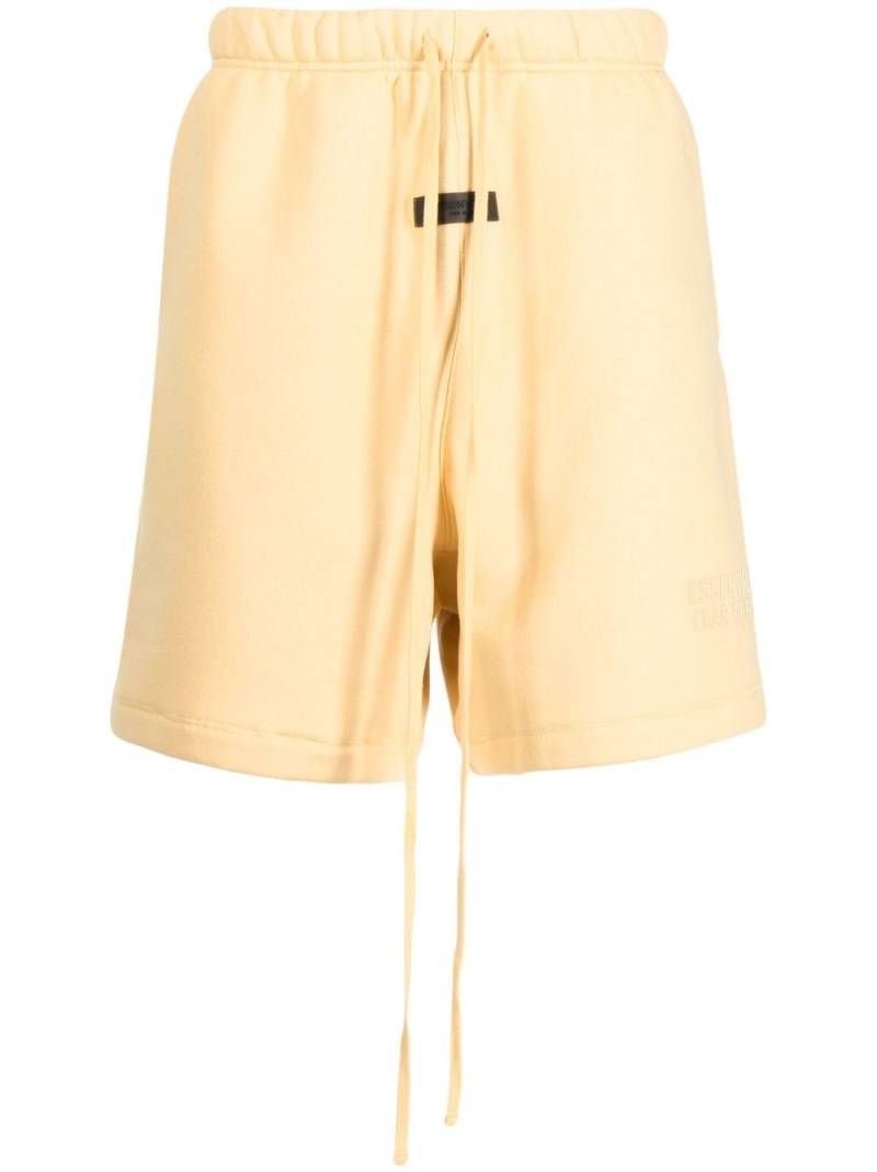 FEAR OF GOD ESSENTIALS logo-patch track shorts - Yellow von FEAR OF GOD ESSENTIALS