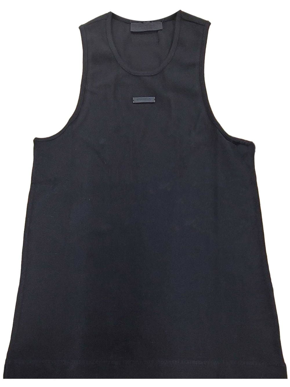 FEAR OF GOD ESSENTIALS logo-plaque tank top - Black von FEAR OF GOD ESSENTIALS