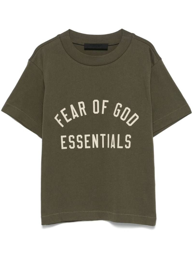 FEAR OF GOD ESSENTIALS logo-print T-shirt - Green von FEAR OF GOD ESSENTIALS