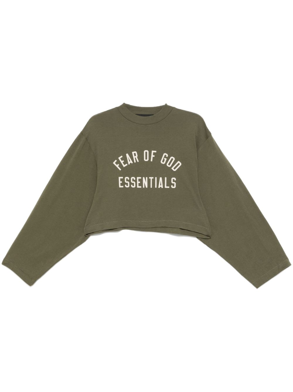 FEAR OF GOD ESSENTIALS logo-print T-shirt - Green von FEAR OF GOD ESSENTIALS