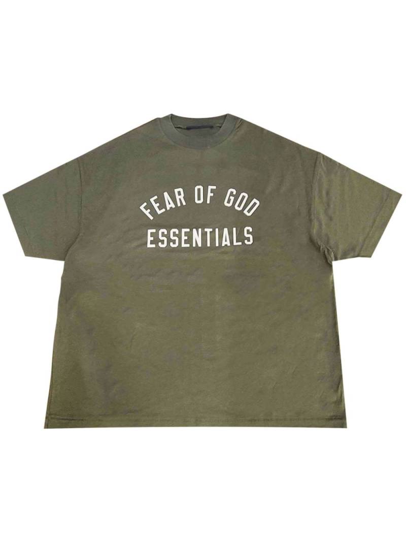 FEAR OF GOD ESSENTIALS logo-print T-shirt - Green von FEAR OF GOD ESSENTIALS