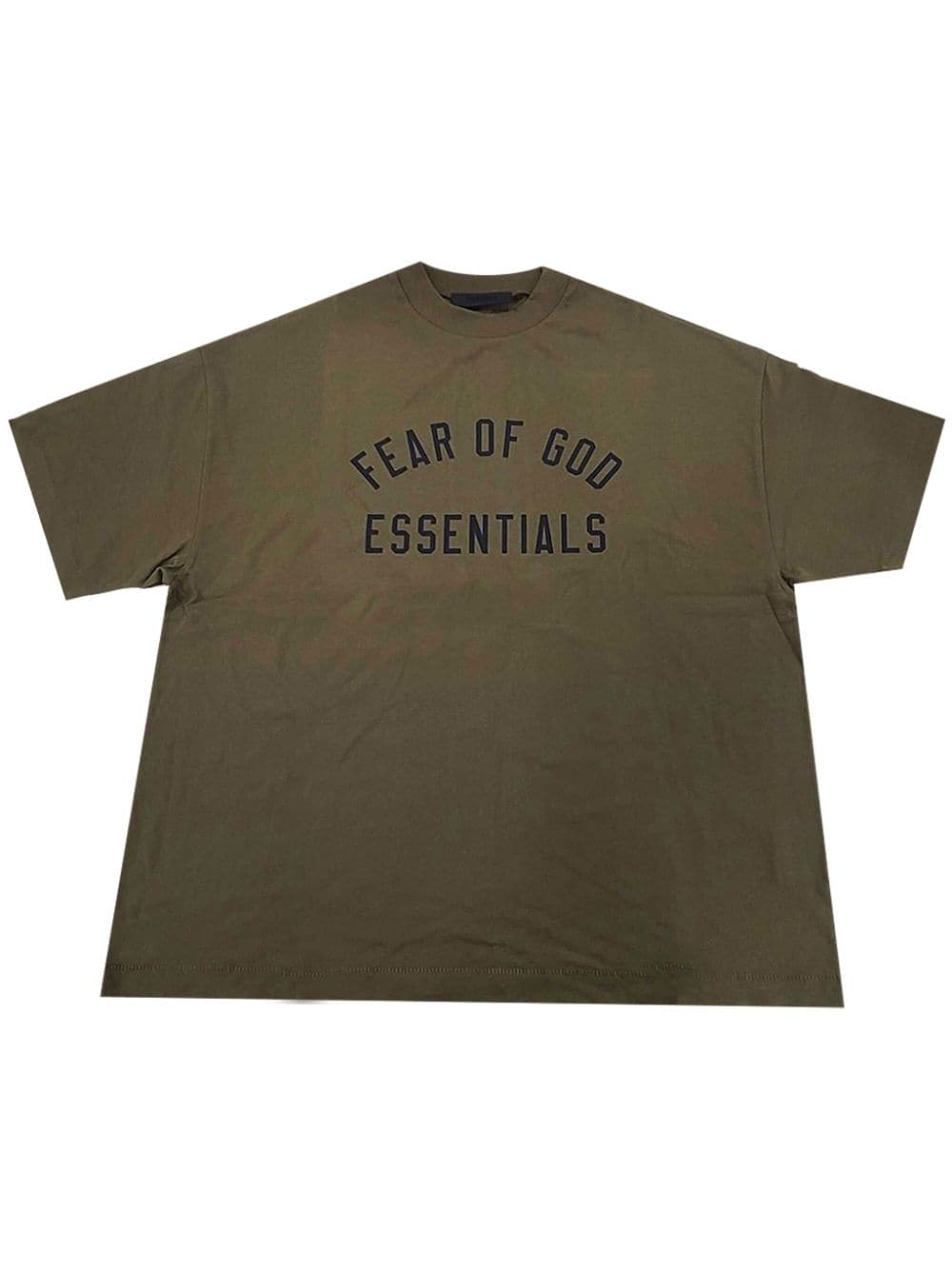 FEAR OF GOD ESSENTIALS logo-print T-shirt - Green von FEAR OF GOD ESSENTIALS