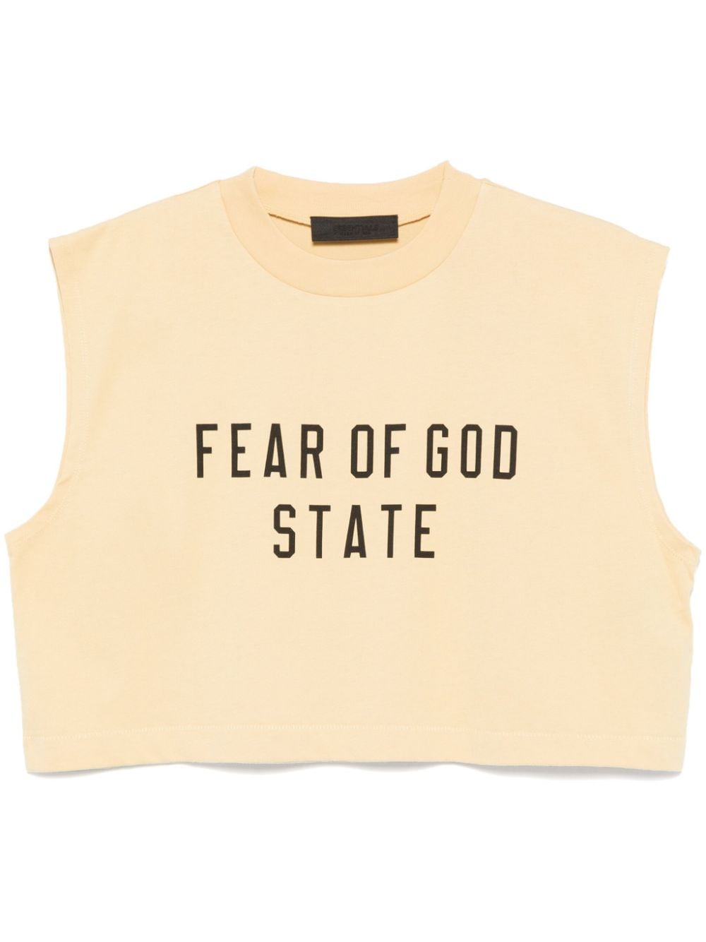 FEAR OF GOD ESSENTIALS logo-print T-shirt - Yellow von FEAR OF GOD ESSENTIALS