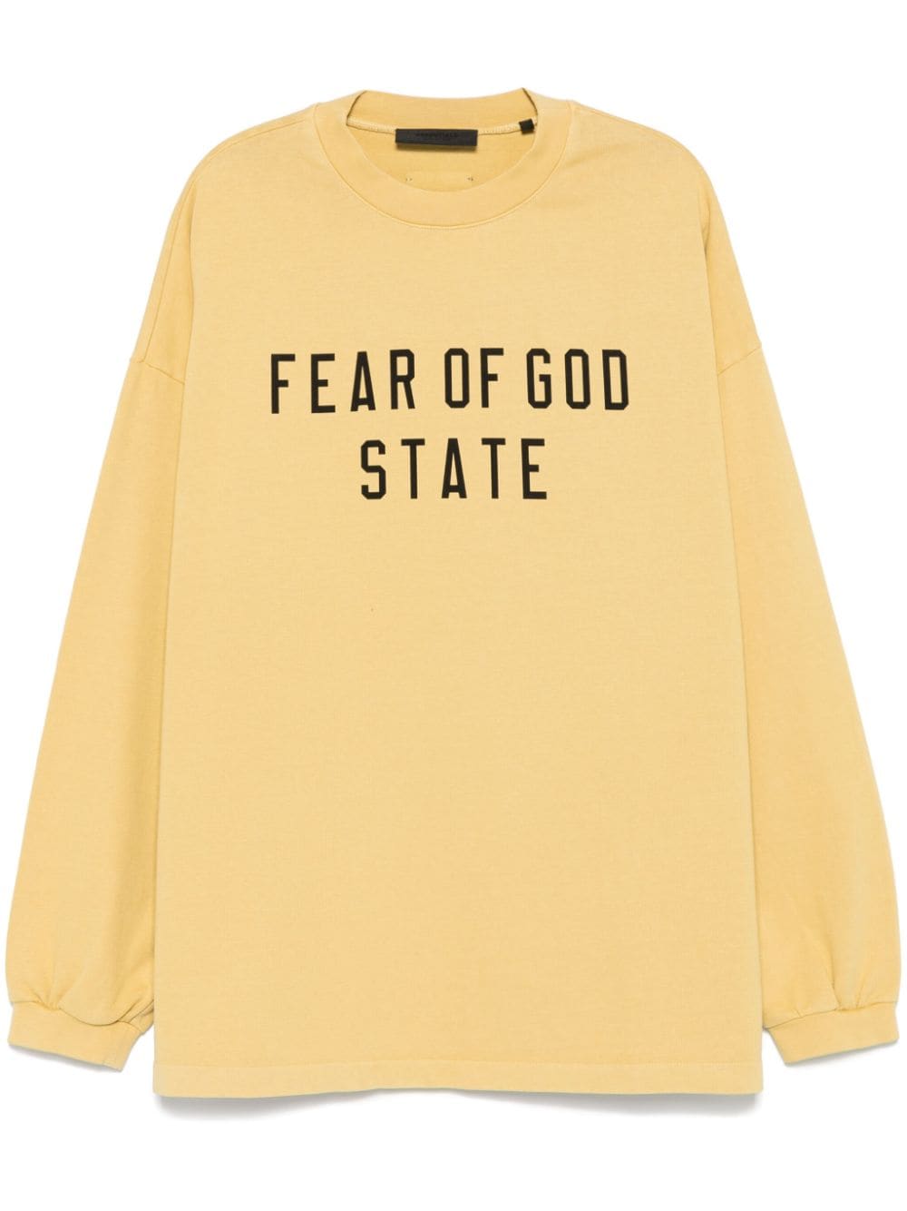 FEAR OF GOD ESSENTIALS logo-print T-shirt - Yellow von FEAR OF GOD ESSENTIALS