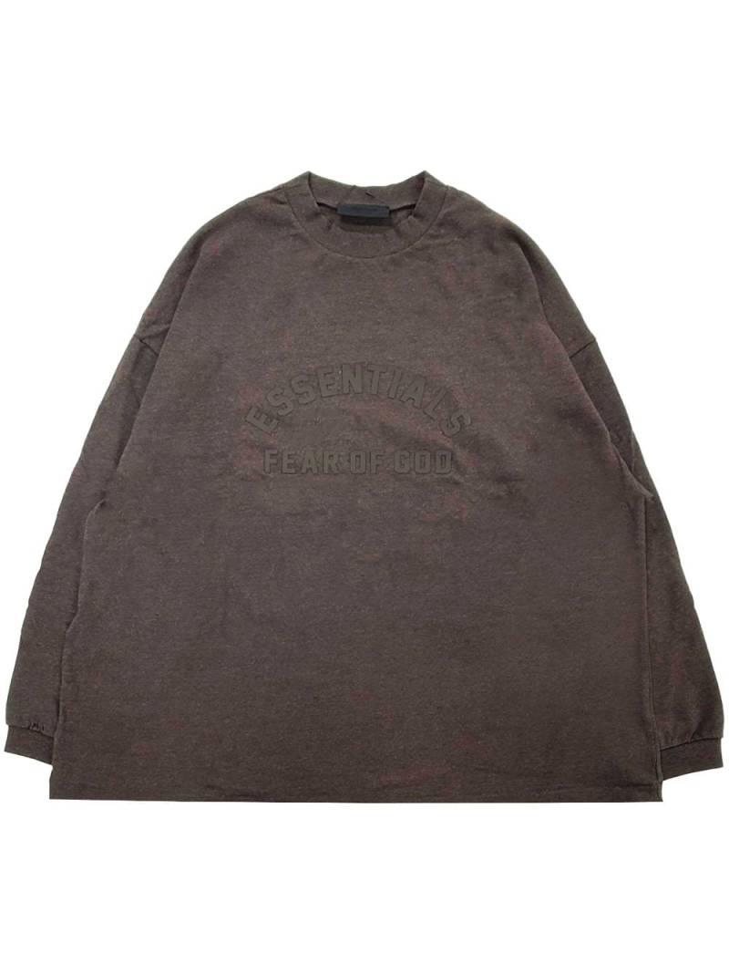 FEAR OF GOD ESSENTIALS logo-print cotton T-shirt - Brown von FEAR OF GOD ESSENTIALS