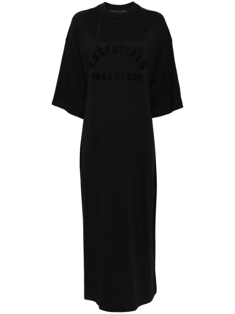 FEAR OF GOD ESSENTIALS logo-print cotton-blend dress - Black von FEAR OF GOD ESSENTIALS