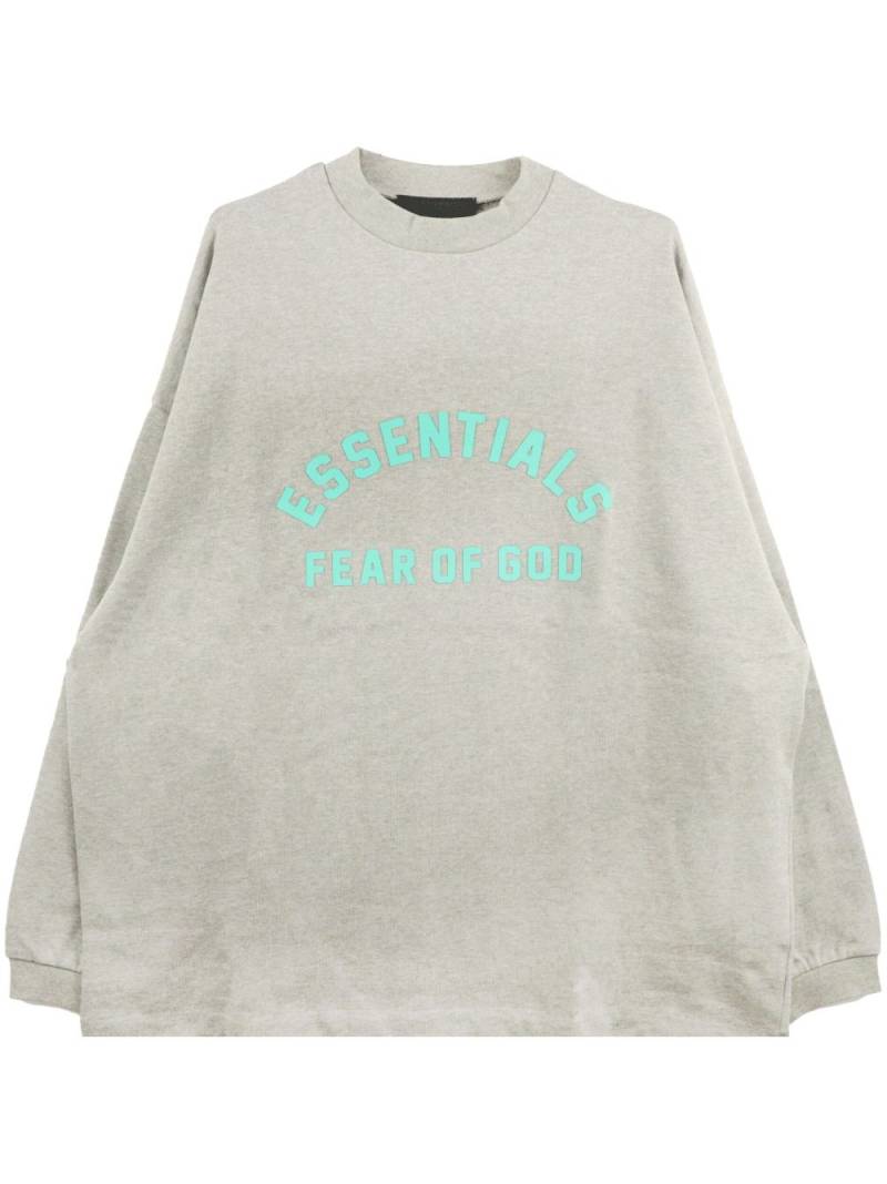 FEAR OF GOD ESSENTIALS logo-print cotton sweatshirt - Grey von FEAR OF GOD ESSENTIALS