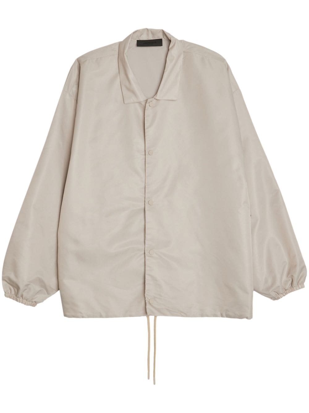 FEAR OF GOD ESSENTIALS logo-print drawstring coach jacket - Neutrals von FEAR OF GOD ESSENTIALS