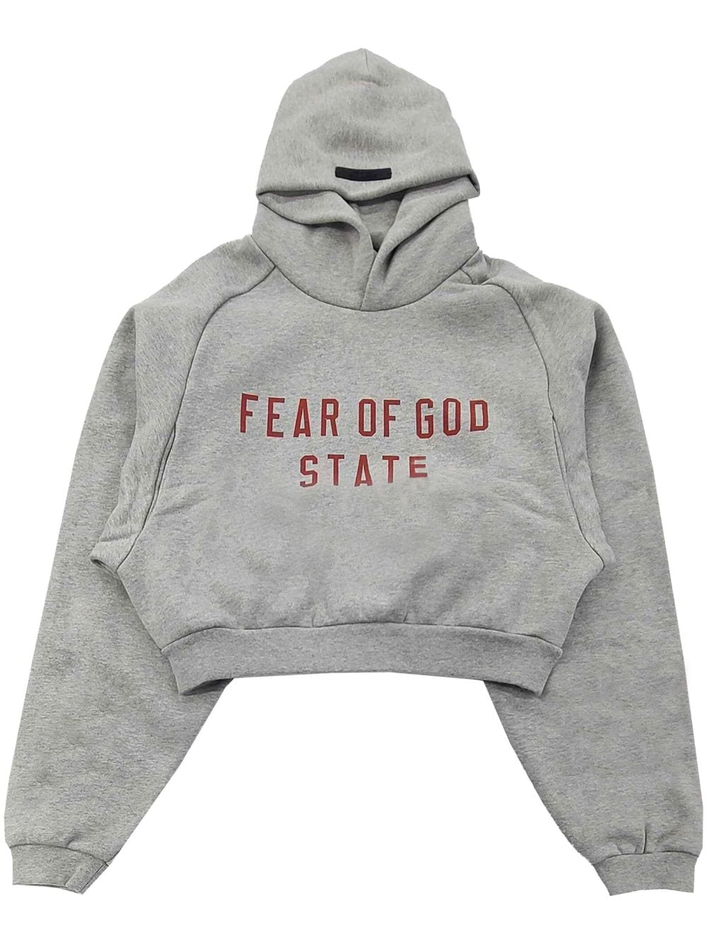 FEAR OF GOD ESSENTIALS logo-print hoodie - Grey von FEAR OF GOD ESSENTIALS