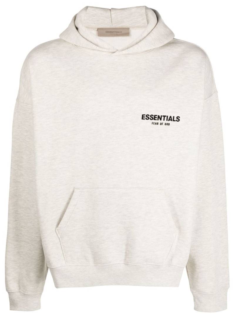 FEAR OF GOD ESSENTIALS logo-print hoodie - Neutrals von FEAR OF GOD ESSENTIALS