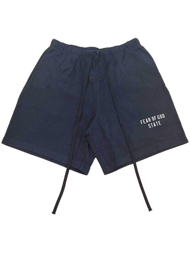 FEAR OF GOD ESSENTIALS logo-print shorts - Black von FEAR OF GOD ESSENTIALS