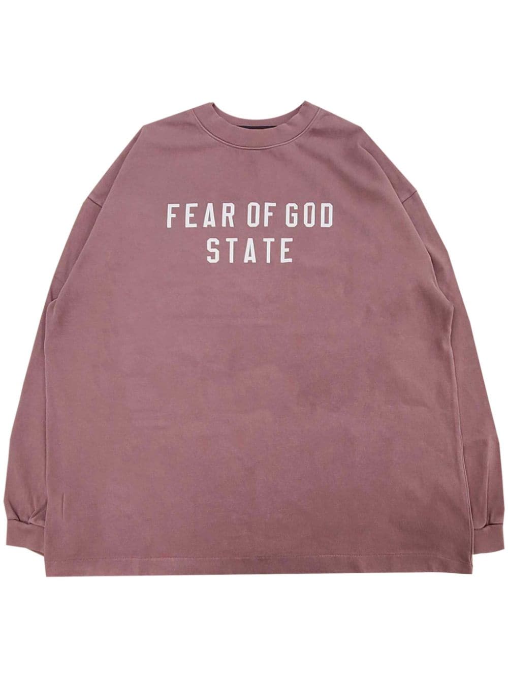 FEAR OF GOD ESSENTIALS logo-print sweatshirt - Pink von FEAR OF GOD ESSENTIALS