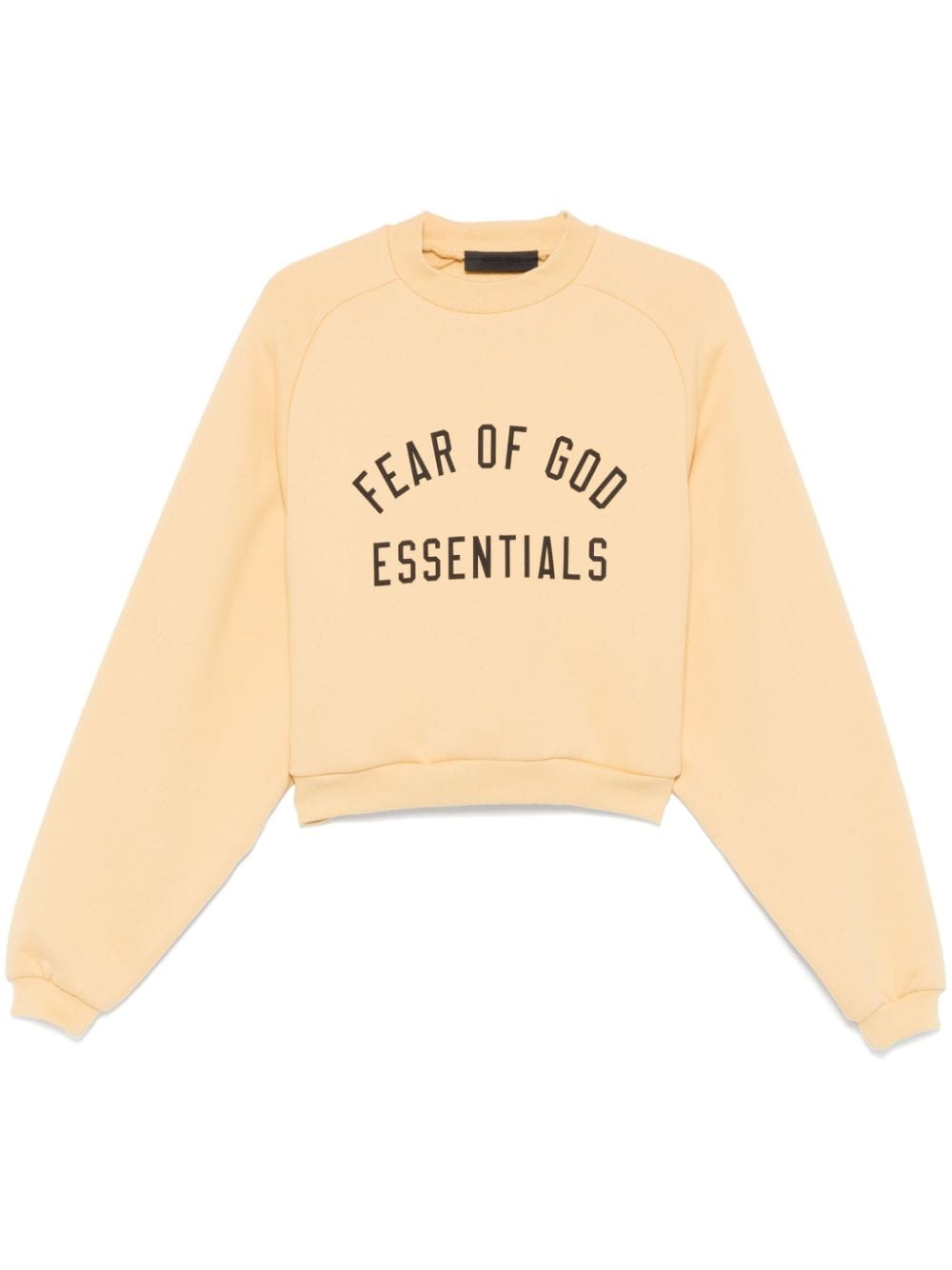 FEAR OF GOD ESSENTIALS logo-print sweatshirt - Yellow von FEAR OF GOD ESSENTIALS