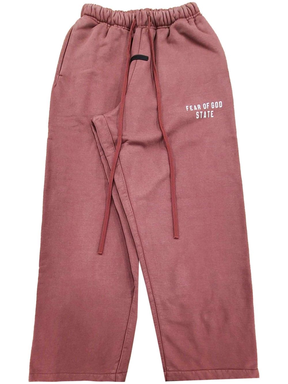 FEAR OF GOD ESSENTIALS logo-print track pants - Pink von FEAR OF GOD ESSENTIALS