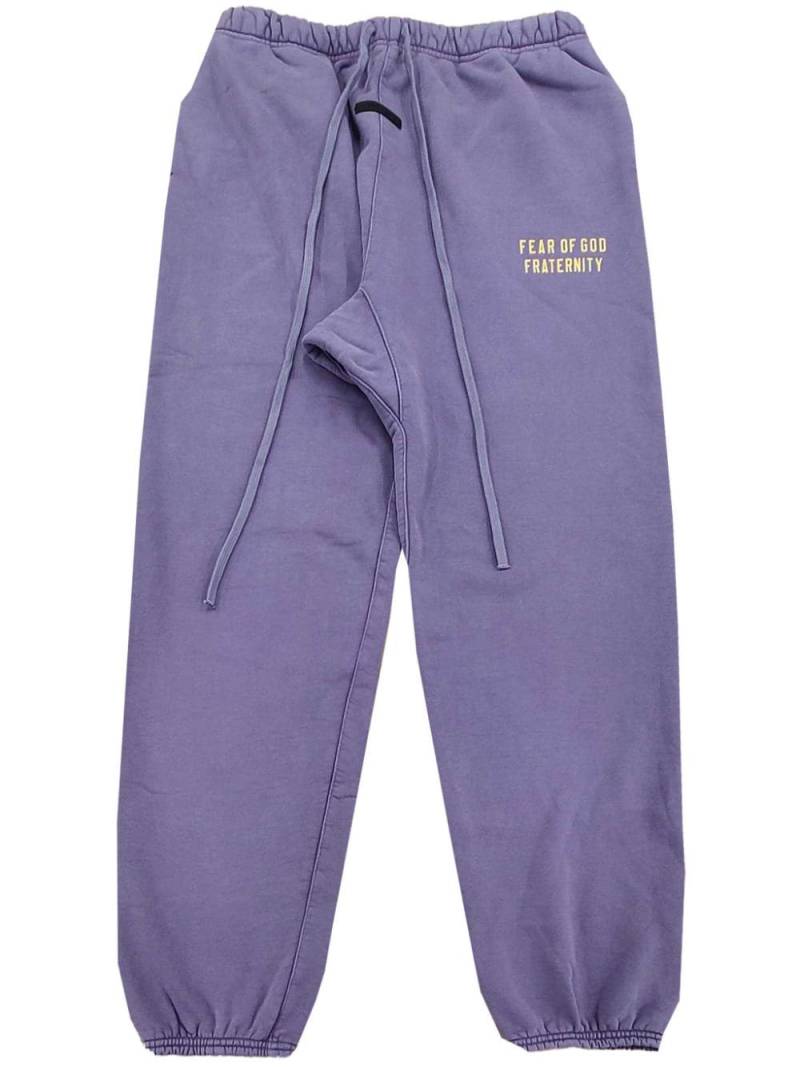 FEAR OF GOD ESSENTIALS logo-print track pants - Purple von FEAR OF GOD ESSENTIALS