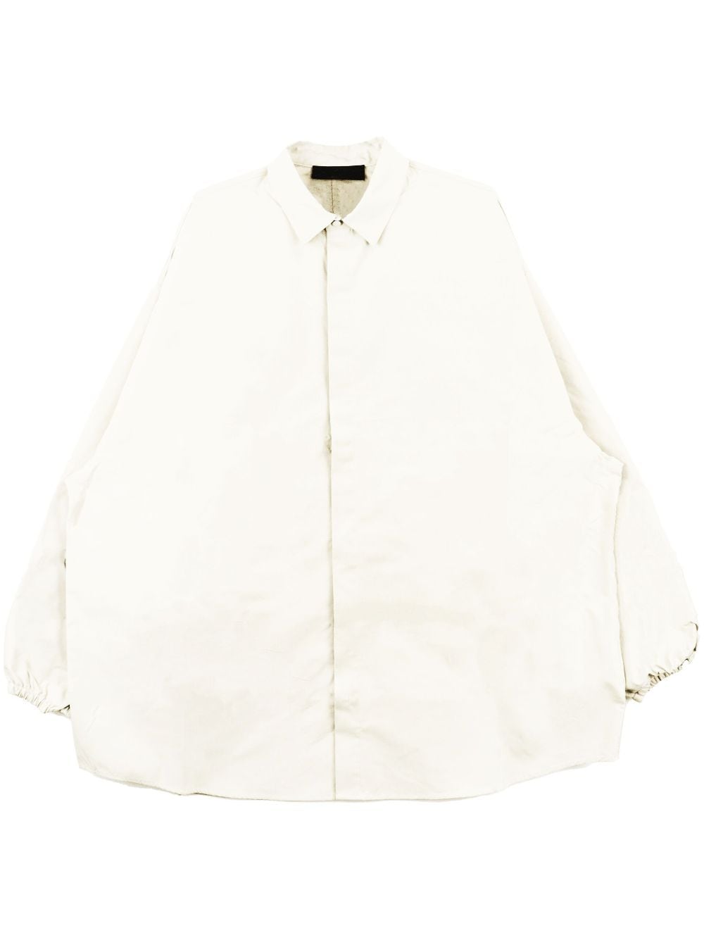 FEAR OF GOD ESSENTIALS long-sleeve cotton-blend shirt - White von FEAR OF GOD ESSENTIALS