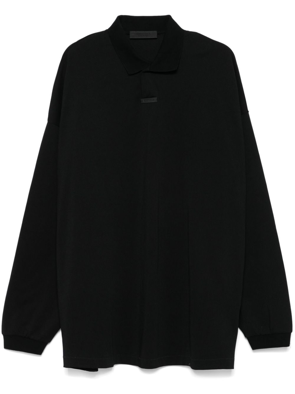 FEAR OF GOD ESSENTIALS piqué polo shirt - Black von FEAR OF GOD ESSENTIALS