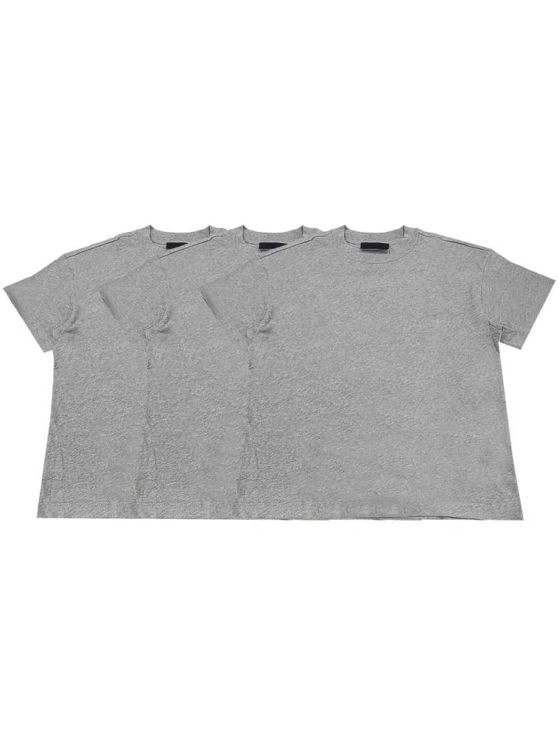 FEAR OF GOD ESSENTIALS plain t-shirt (set of 3) - Grey von FEAR OF GOD ESSENTIALS