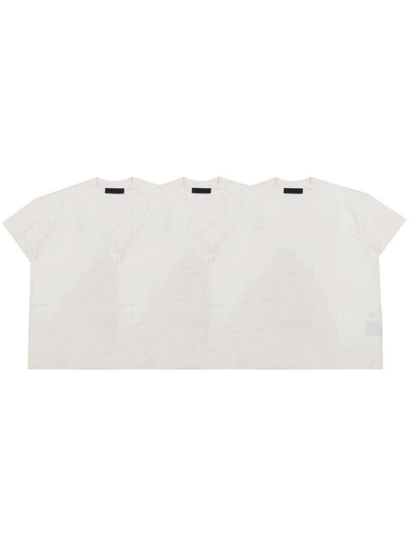 FEAR OF GOD ESSENTIALS plain t-shirt (set of 3) - White von FEAR OF GOD ESSENTIALS