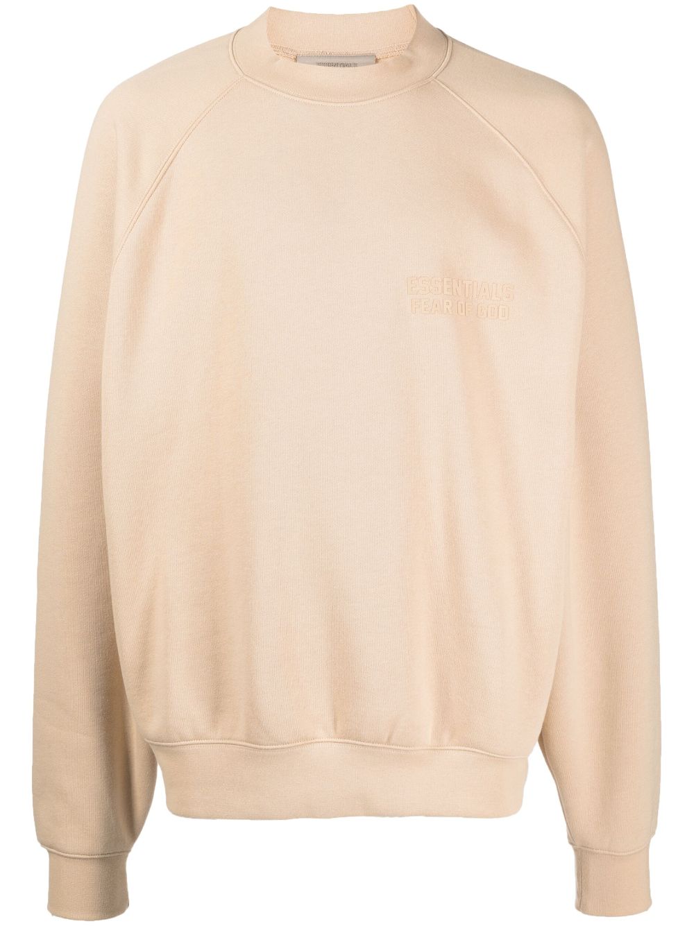 FEAR OF GOD ESSENTIALS raglan-sleeve cotton-blend sweatshirt - Brown von FEAR OF GOD ESSENTIALS