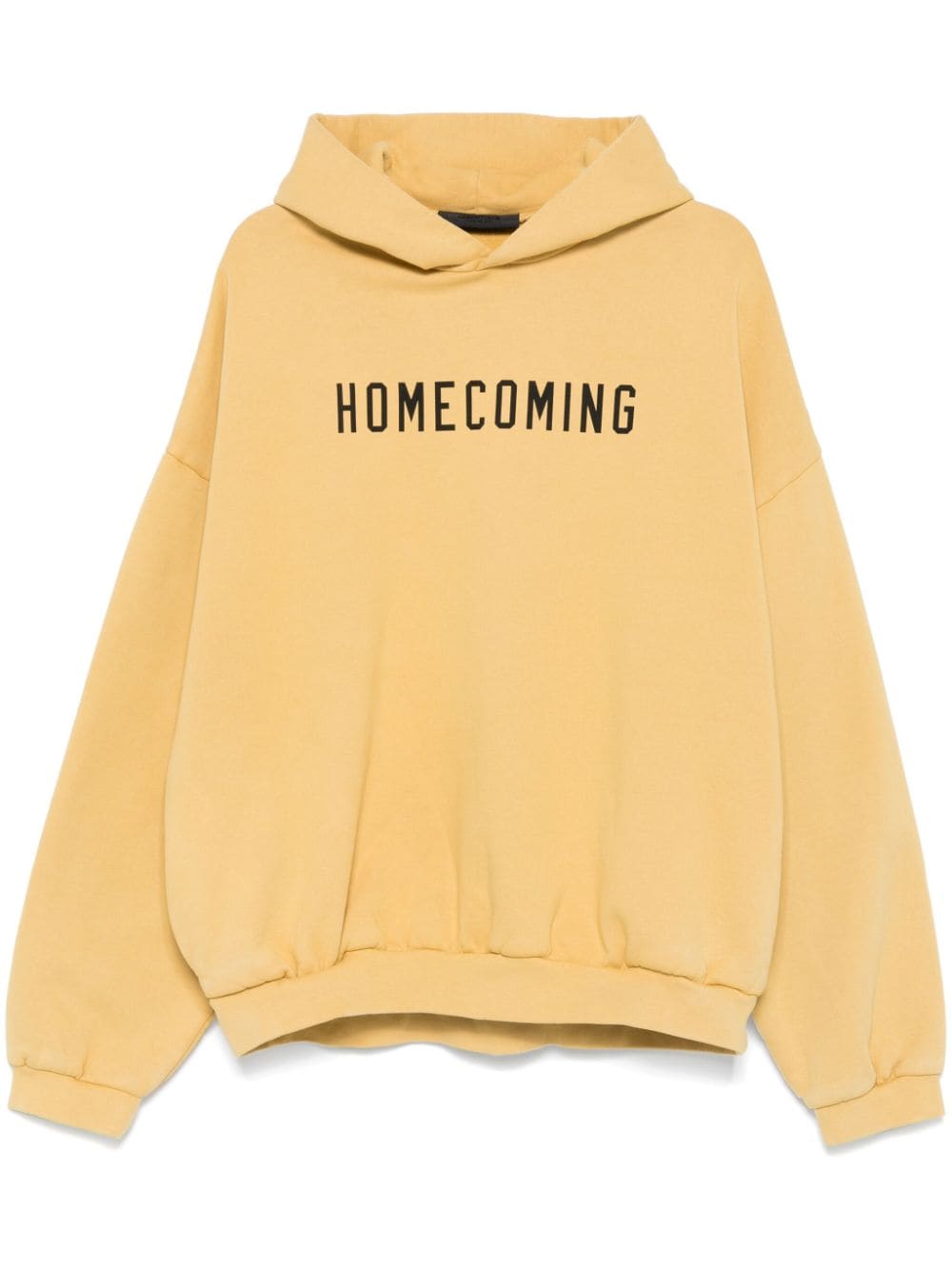 FEAR OF GOD ESSENTIALS text-print hoodie - Yellow von FEAR OF GOD ESSENTIALS