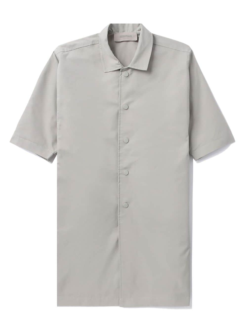 FEAR OF GOD ESSENTIALS tonal logo-detail shirt - Grey von FEAR OF GOD ESSENTIALS