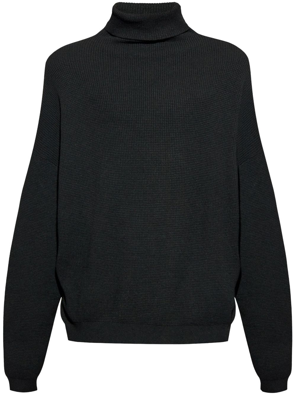 FEAR OF GOD ESSENTIALS waffle-knit sweater - Black von FEAR OF GOD ESSENTIALS