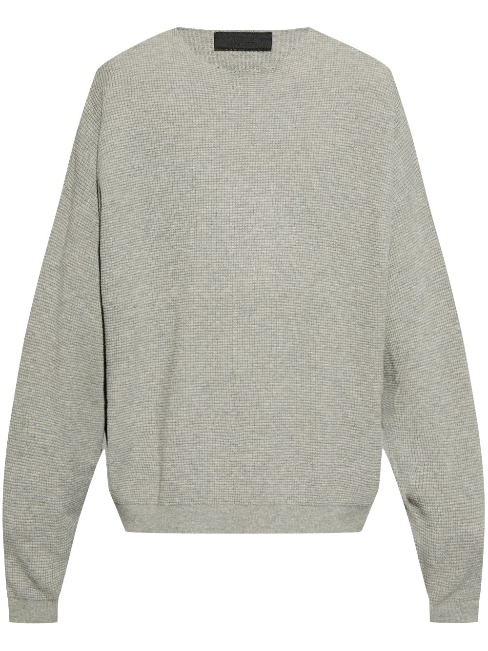 FEAR OF GOD ESSENTIALS waffle-knit sweater - Grey von FEAR OF GOD ESSENTIALS