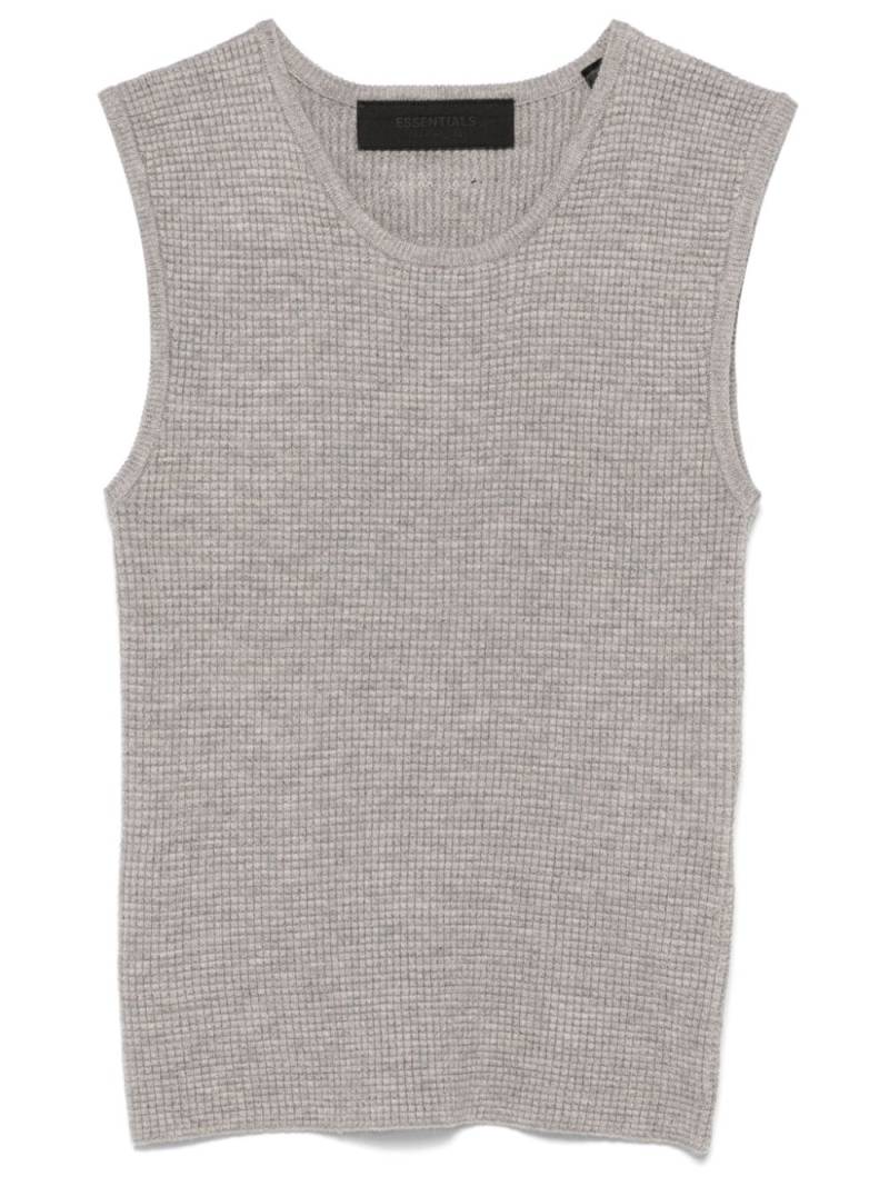 FEAR OF GOD ESSENTIALS waffle tank top - Grey von FEAR OF GOD ESSENTIALS