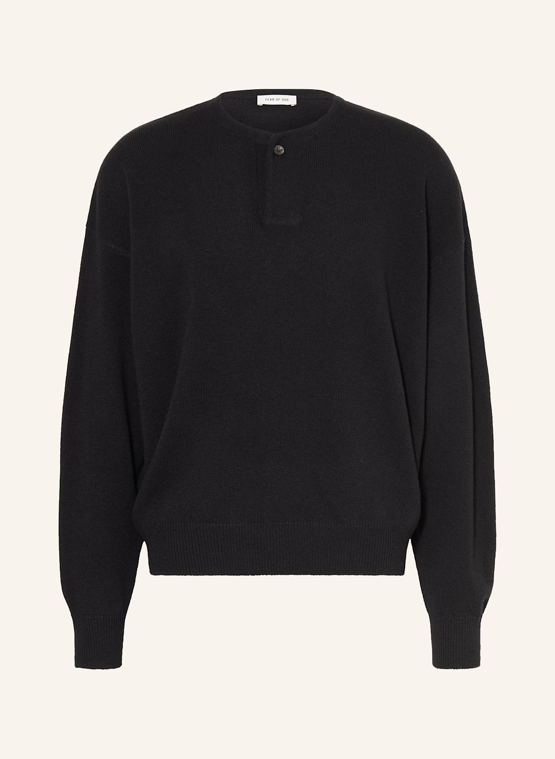 Fear Of God Henley-Shirt schwarz Fear Of God Henley-Shirt schwarz von FEAR OF GOD