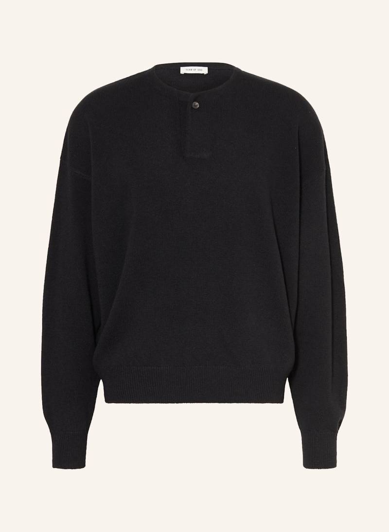 Fear Of God Henley-Shirt schwarz von FEAR OF GOD