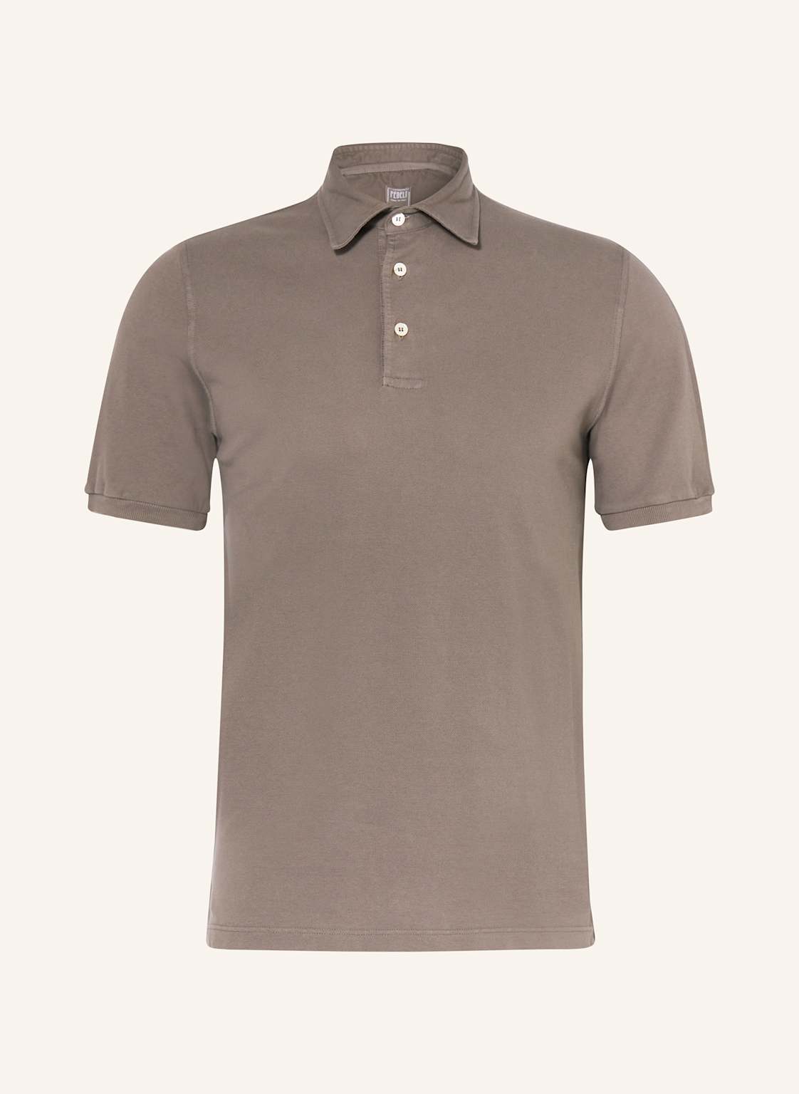 Fedeli Piqué-Poloshirt beige Fedeli Piqué-Poloshirt beige von FEDELI