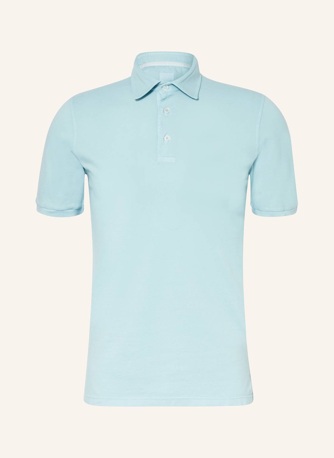 Fedeli Piqué-Poloshirt blau von FEDELI