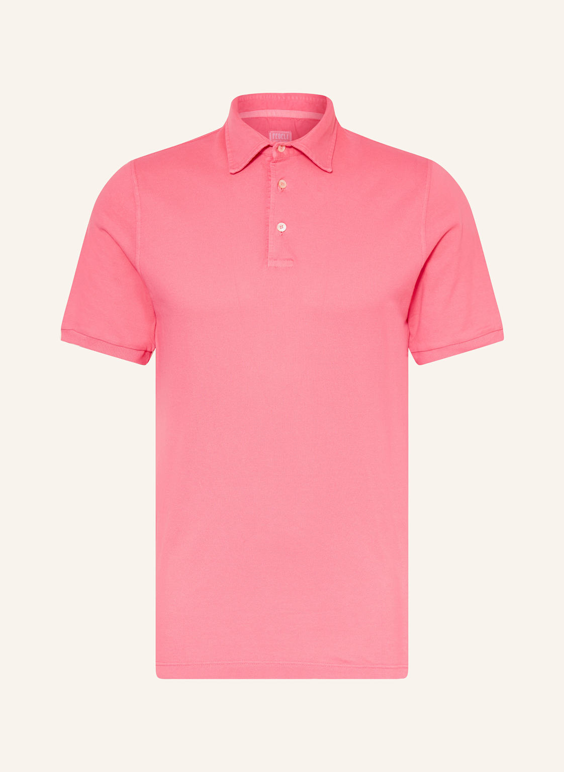 Fedeli Piqué-Poloshirt rot Fedeli Piqué-Poloshirt rot von FEDELI