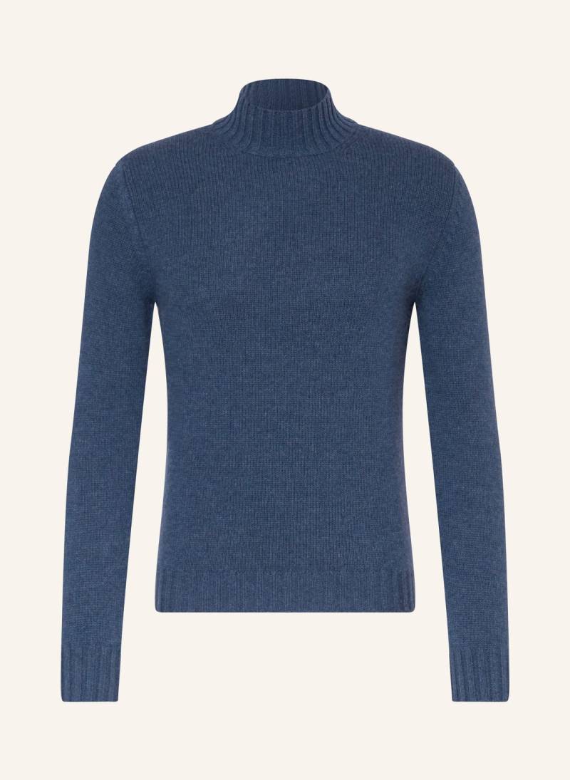 Fedeli Pullover Mit Cashmere blau von FEDELI