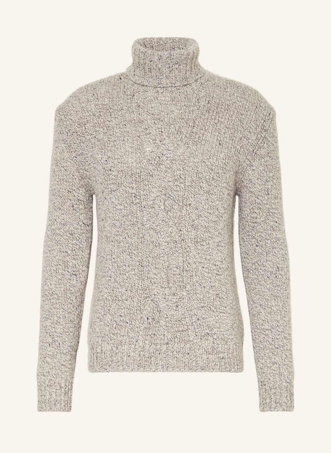 Fedeli Rollkragenpullover Aus Cashmere grau von FEDELI