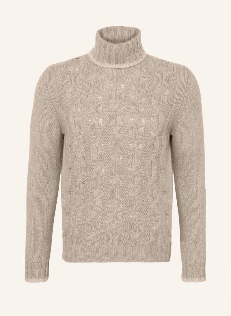 Fedeli Rollkragenpullover Mit Alpaka beige von FEDELI