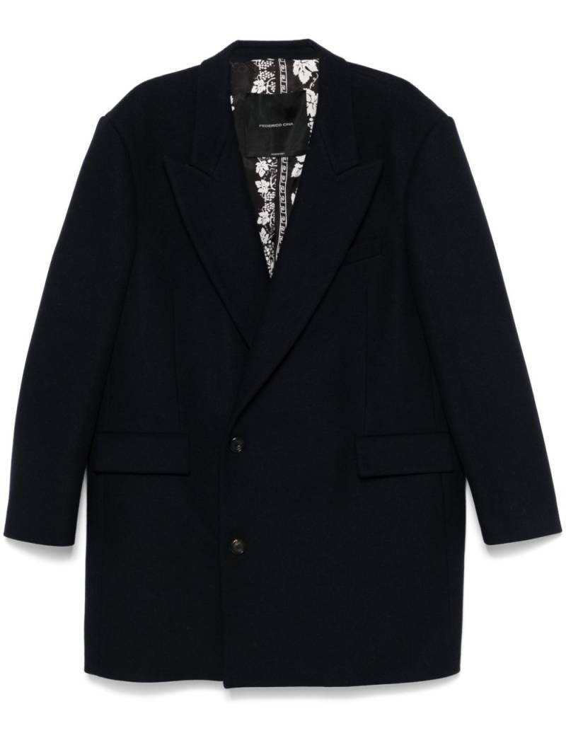 FEDERICO CINA Double coat - Blue von FEDERICO CINA