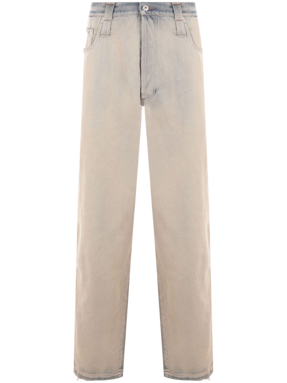 FEDERICO CINA Emilia mid-rise straight-leg jeans - Neutrals von FEDERICO CINA