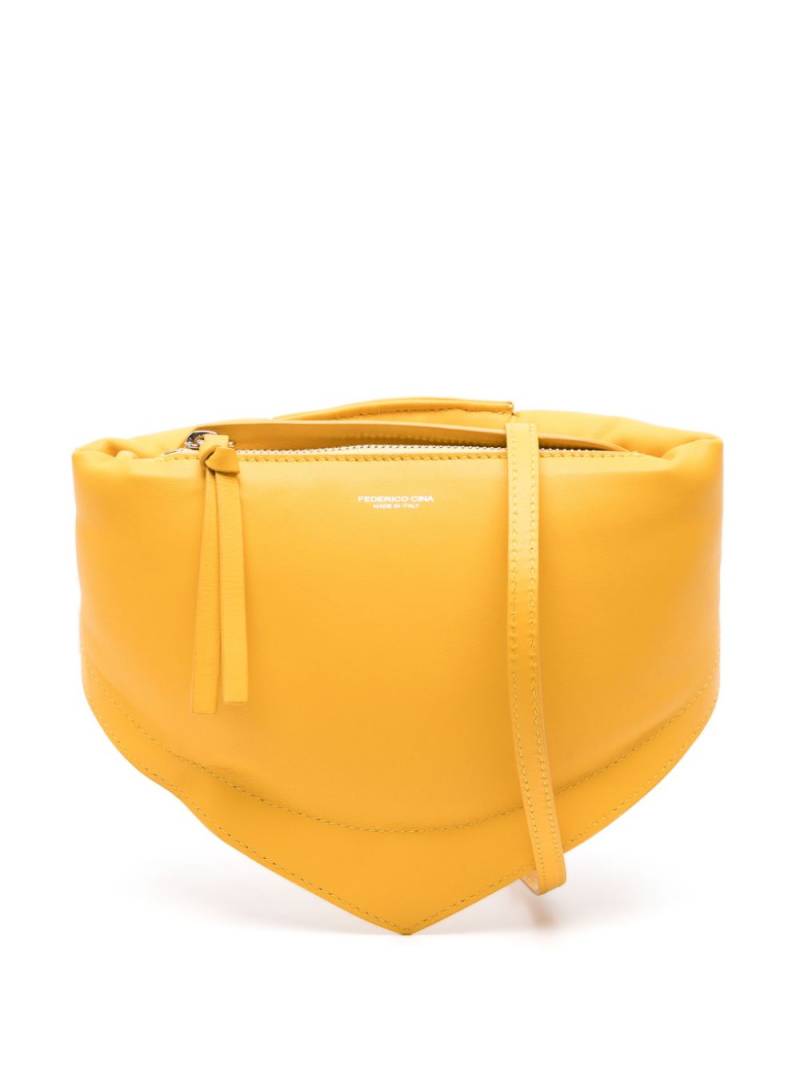 FEDERICO CINA Mini Tortellino tote bag - Yellow von FEDERICO CINA