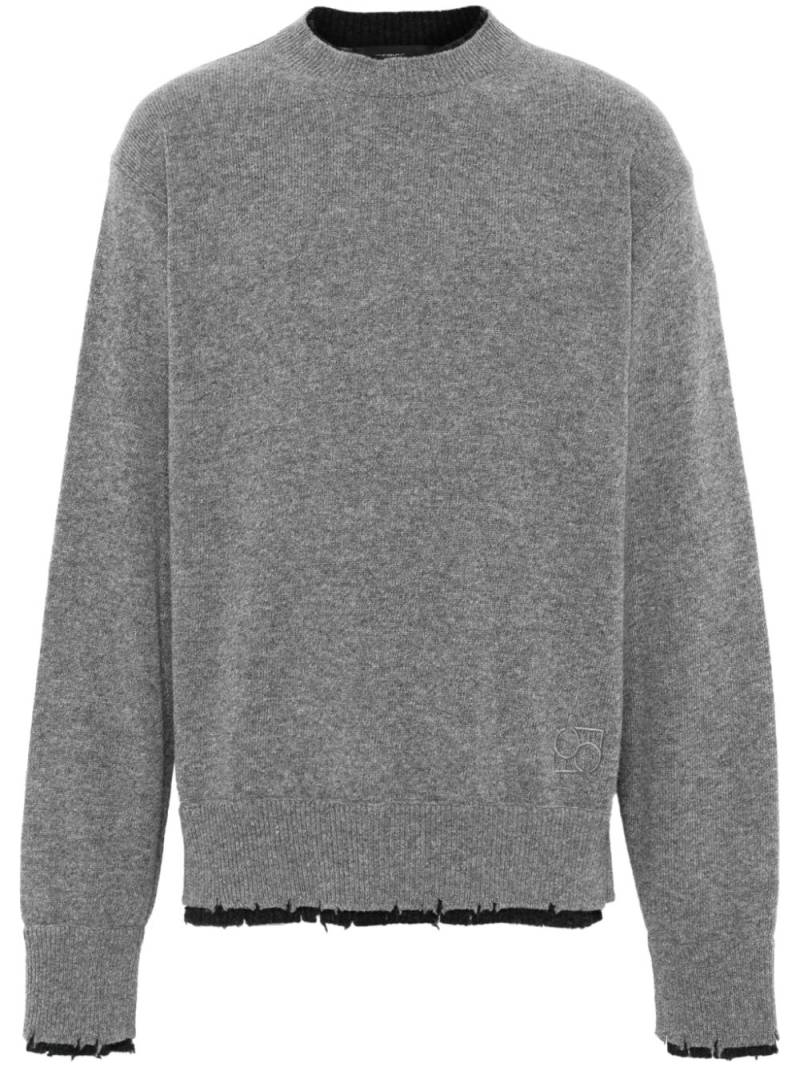 FEDERICO CINA layered-effect sweater - Grey von FEDERICO CINA