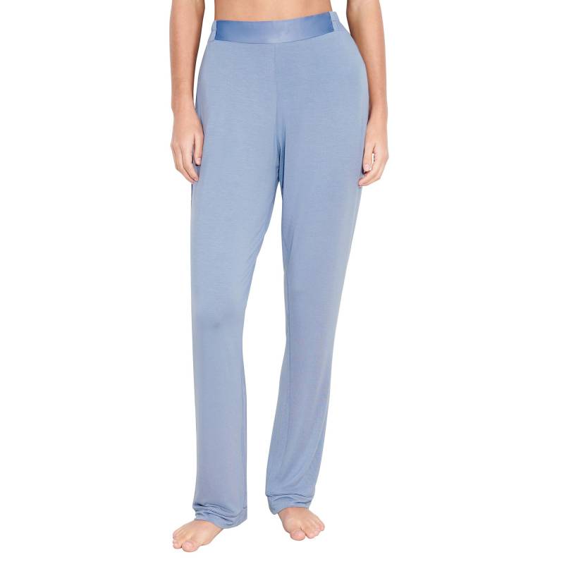 Lange Pyjamahose Damen Blau 40 von FEMILET