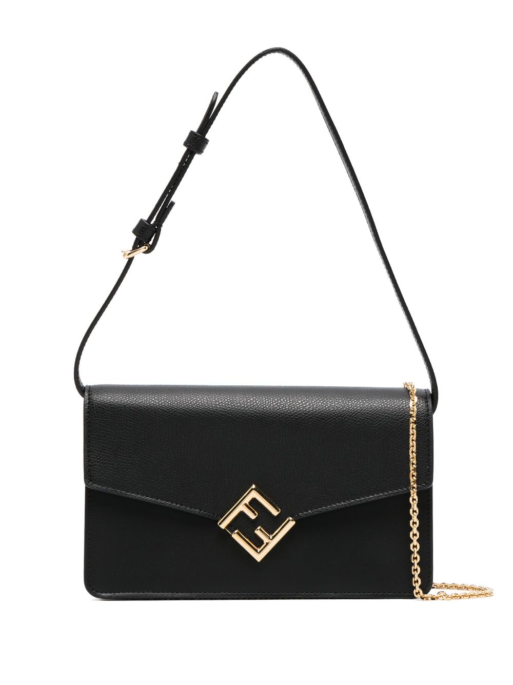 FENDI FF Diamonds wallet-on-chain - Black von FENDI