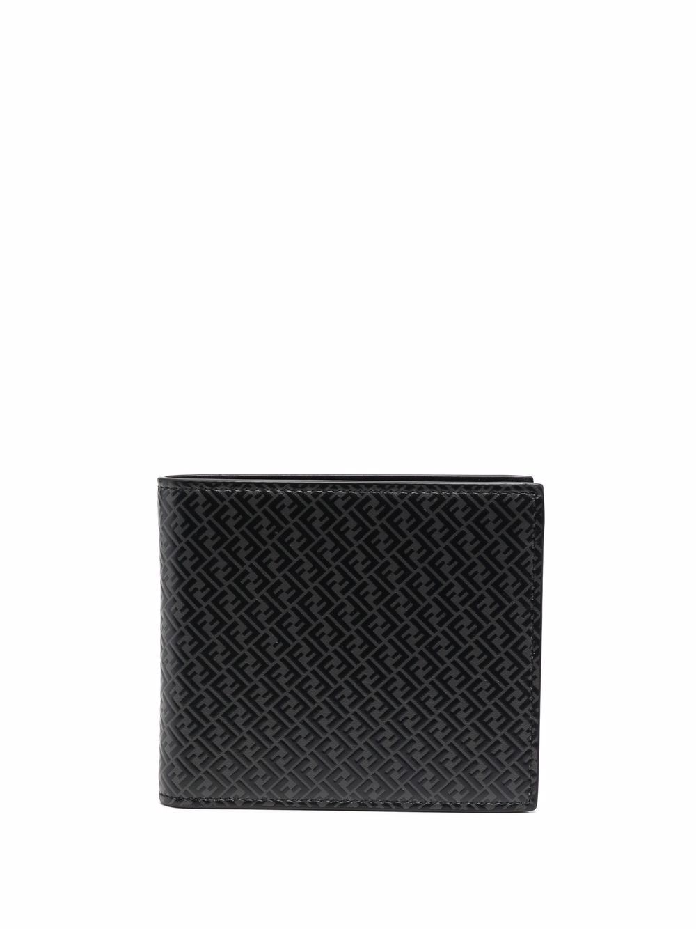 FENDI FF Monogram wallet - Black von FENDI