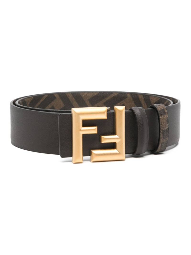 FENDI FF Rounded belt - Brown von FENDI