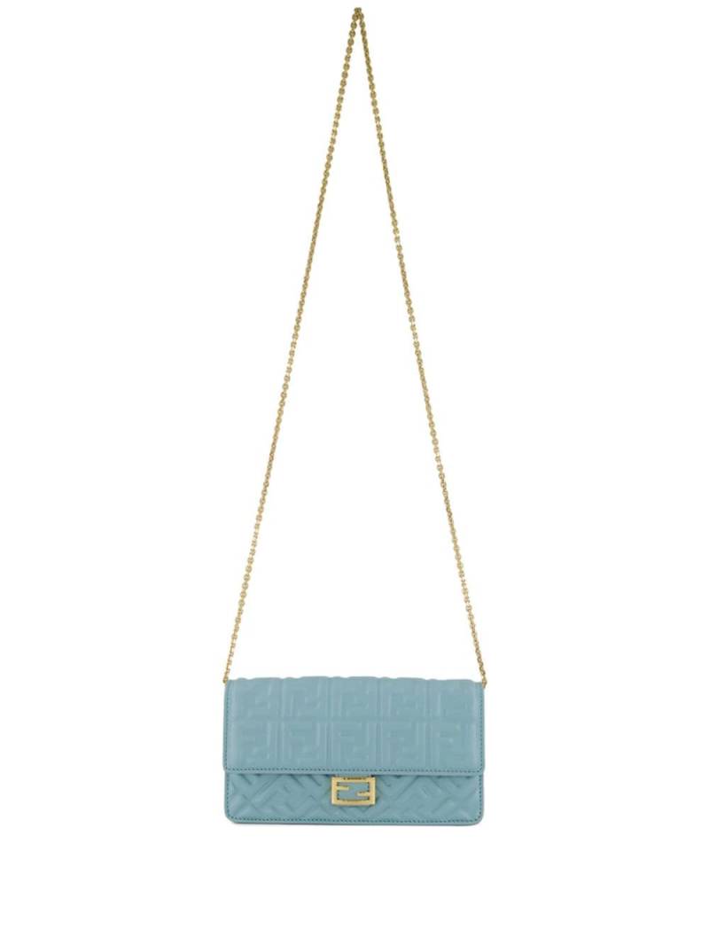 FENDI FF chain wallet - Blue von FENDI