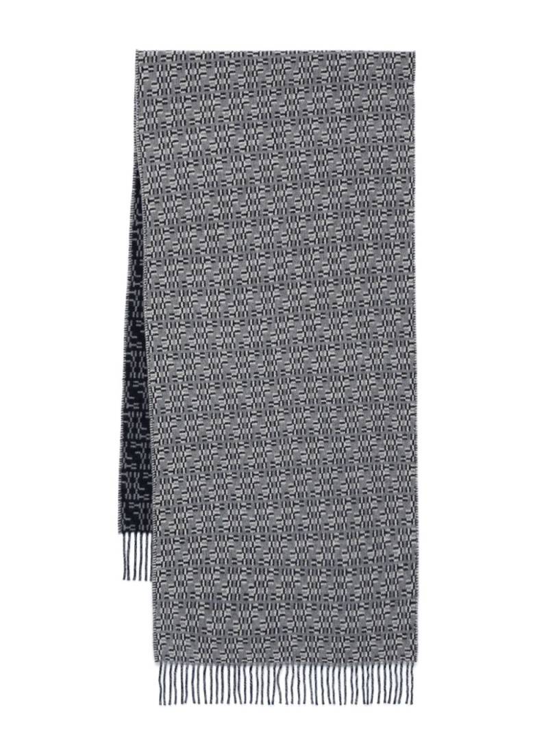 FENDI FF jacquard scarf - Grey von FENDI