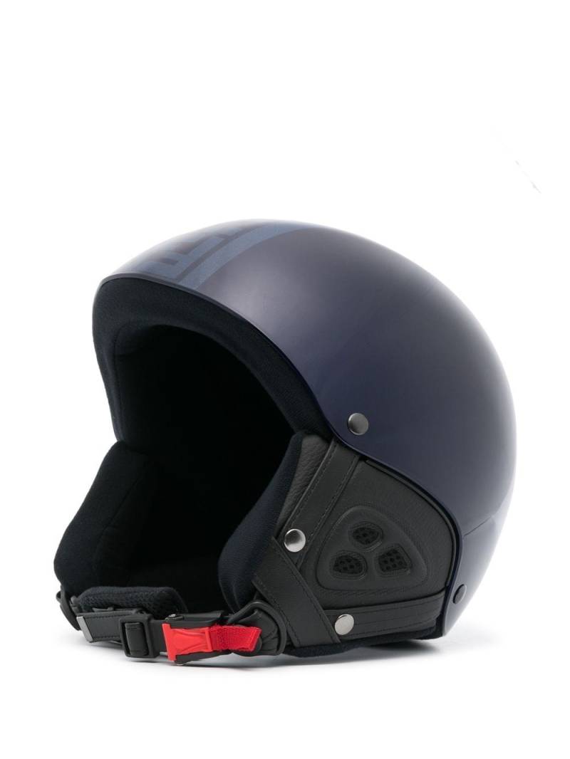 FENDI FF-logo print helmet - Blue von FENDI