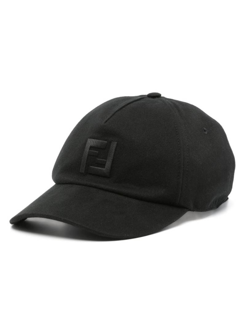 FENDI FF-motif baseball cap - Black von FENDI