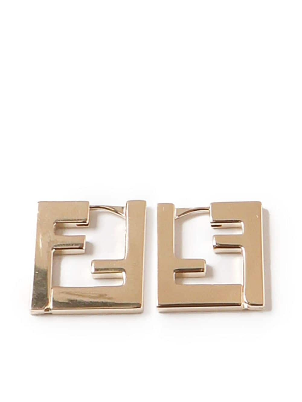 FENDI FF motif earrings - Gold von FENDI